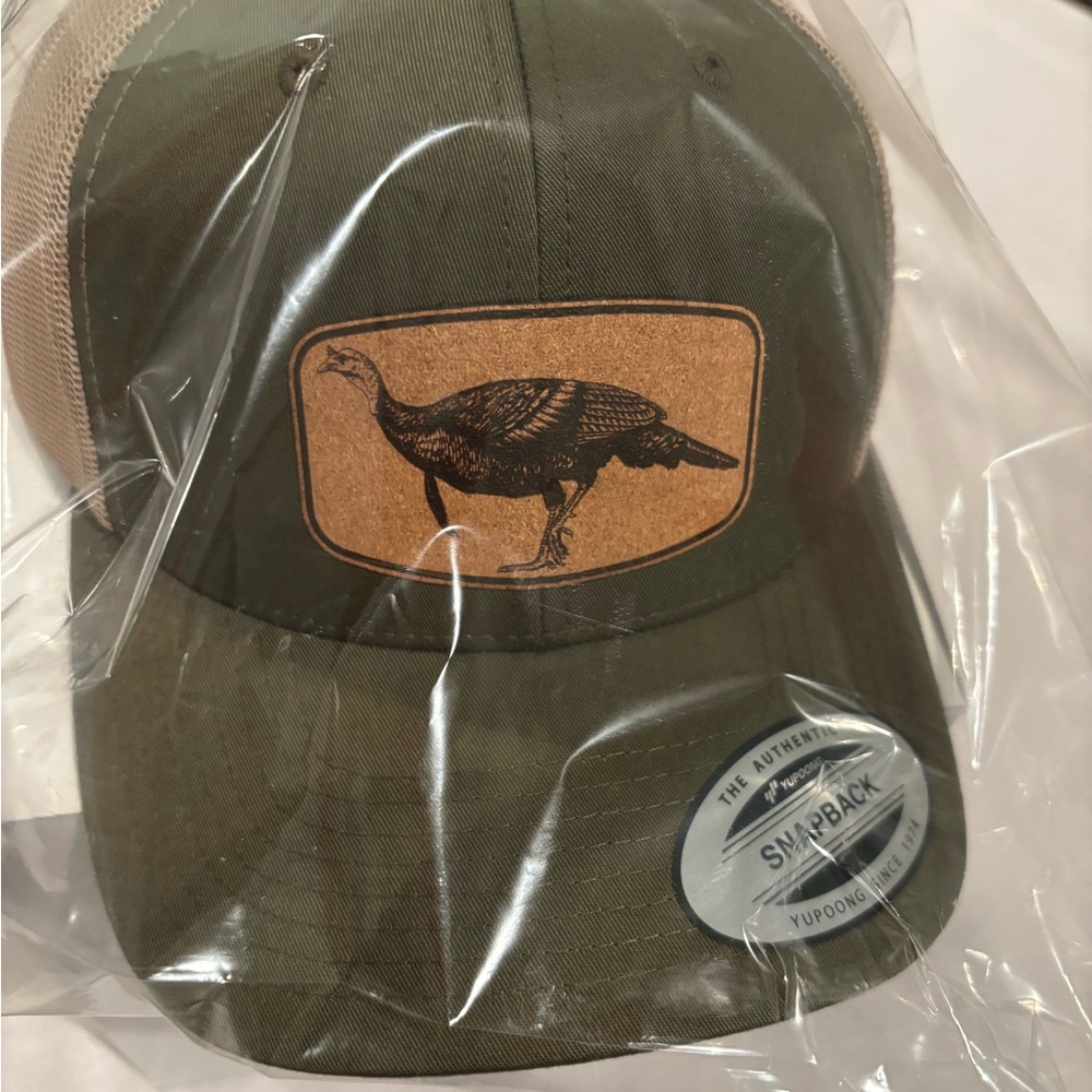 Cork Gobbler Trucker, Green Olive Snapback